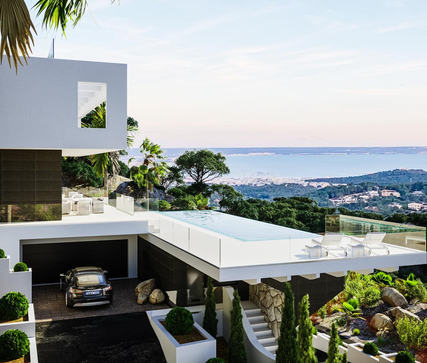 Luxus Villa in Son Vida mit Blick auf Palma