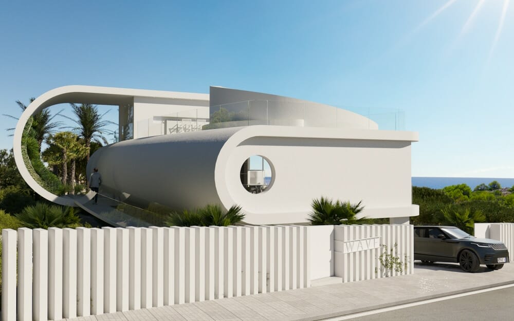 Luxusimmobilien Mallorca Designer Villa 3D