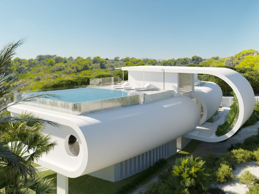 Luxury properties Majorca – Ultra Designer Villa in first sea line