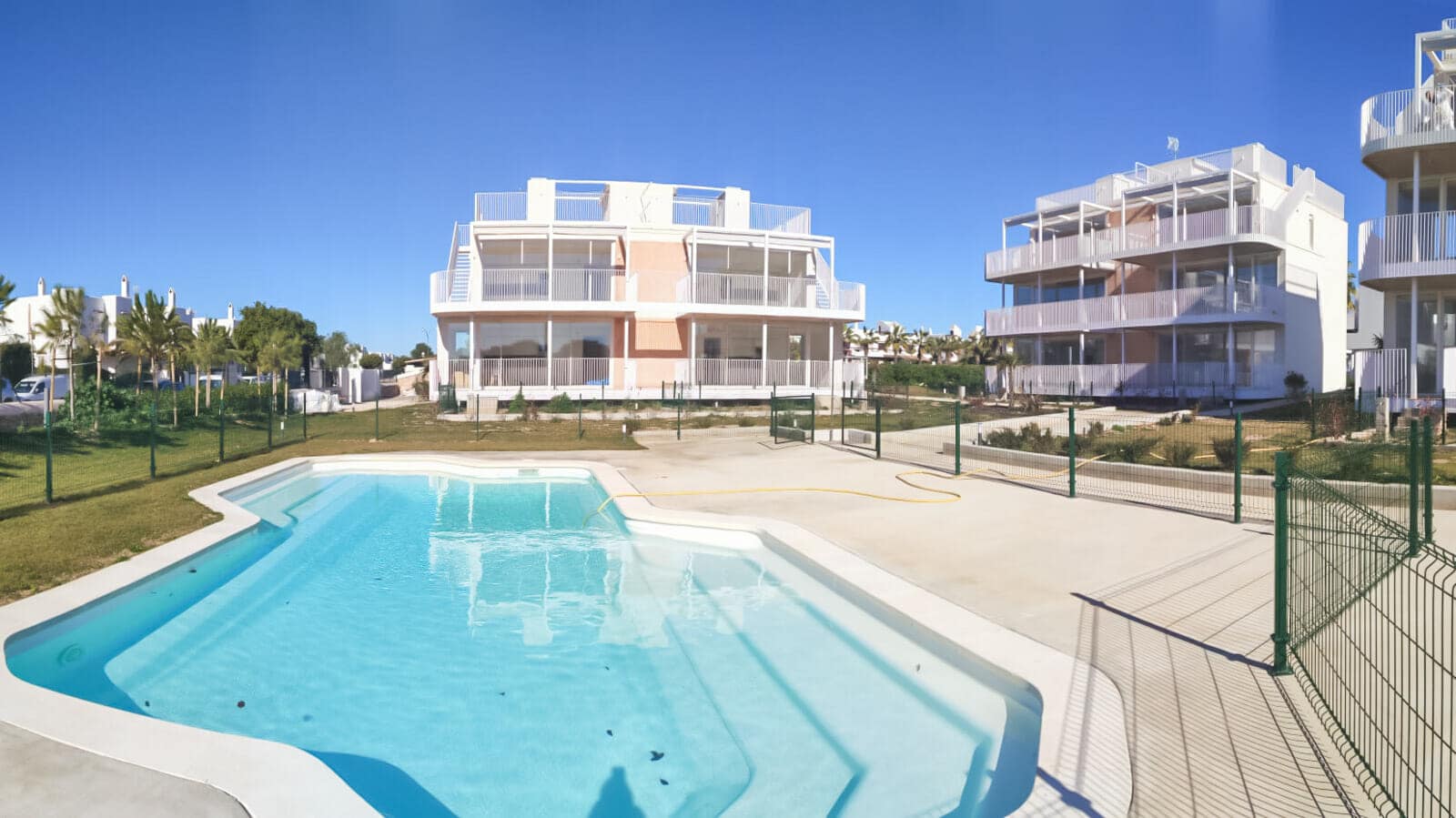 Apartments with terraces and community pool in Cala Egos