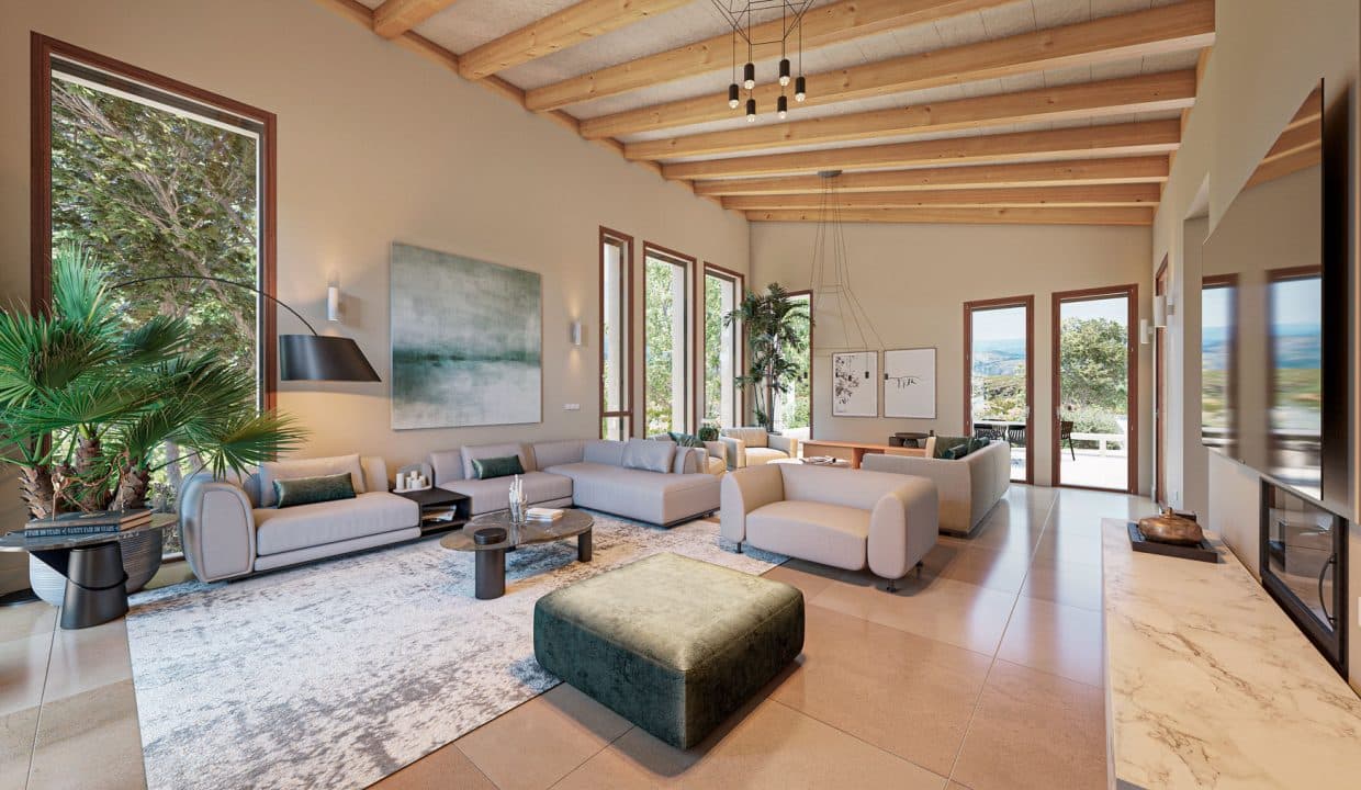 Designer luxus Finca in Cas Concos Wohnzimmer