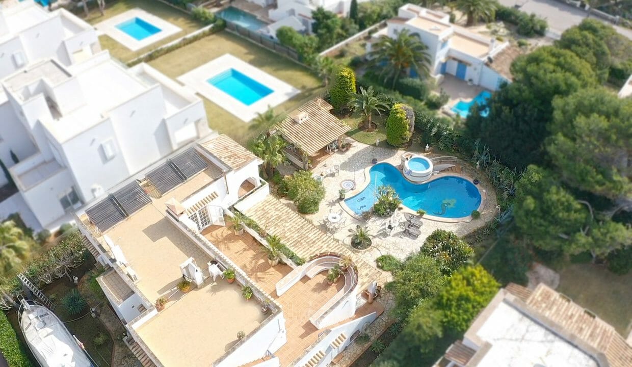 Luxus Villa Cala D'Or Vogel Blick