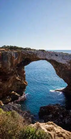 Cala Varques the blue gate