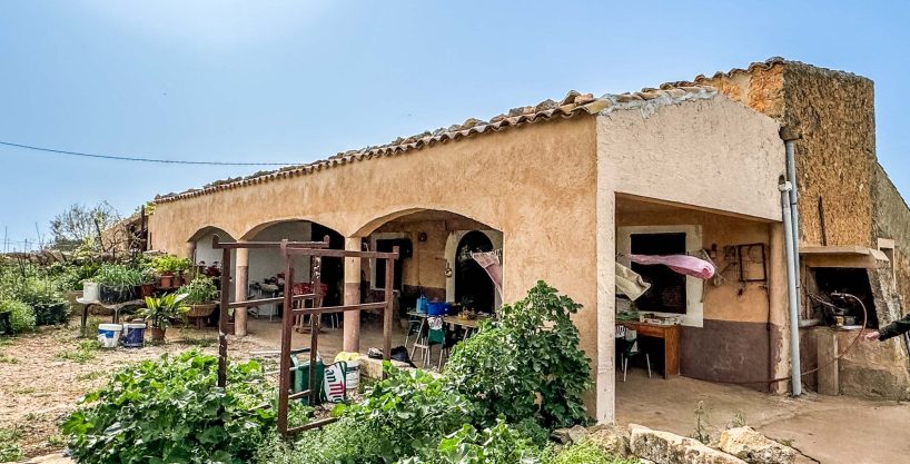 rustikale Finca Pool Garten Tramuntanablick