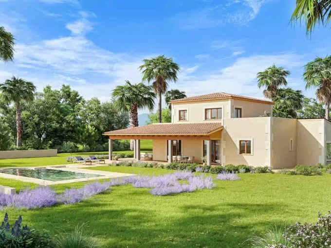 Immobilien Mallorca Neubau Finca Porreras