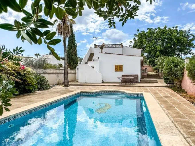 Chalet Pool Santanyi Strandnah