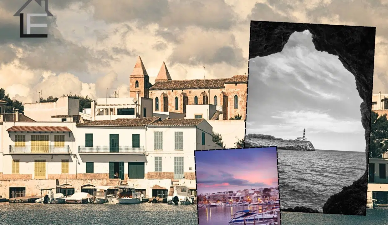 The old town center of Portocolom, one of the most picturesque harbors in Mallorca, captivates with its unique charm and authentic atmosphere. This special place invites visitors to immerse themselves in the tranquil life of a historic fishing village that has retained its authenticity. We would like to take you on a journey of discovery through the alleyways and along the colorful facades of the houses that make this port a popular destination for tourists and photographers. Die Altstadt in Portocolom