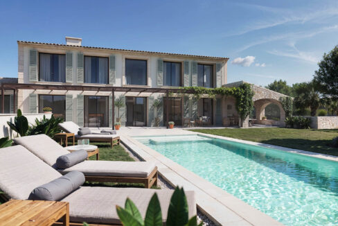 Luxus Neubau Finca Ses Salines