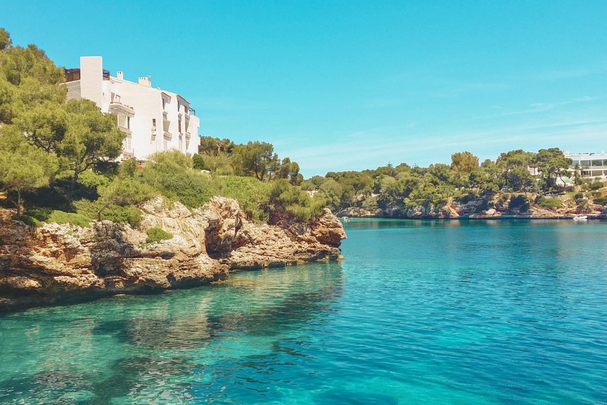 Cala dor en el sureste de Mallorca Playa