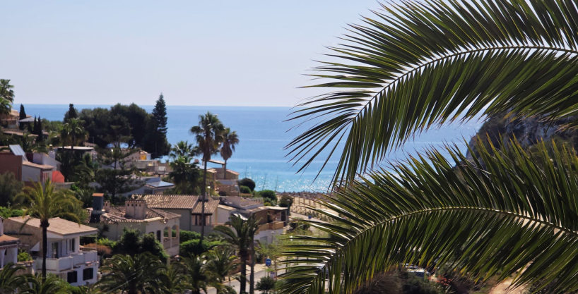 Ausblick vom Balkon