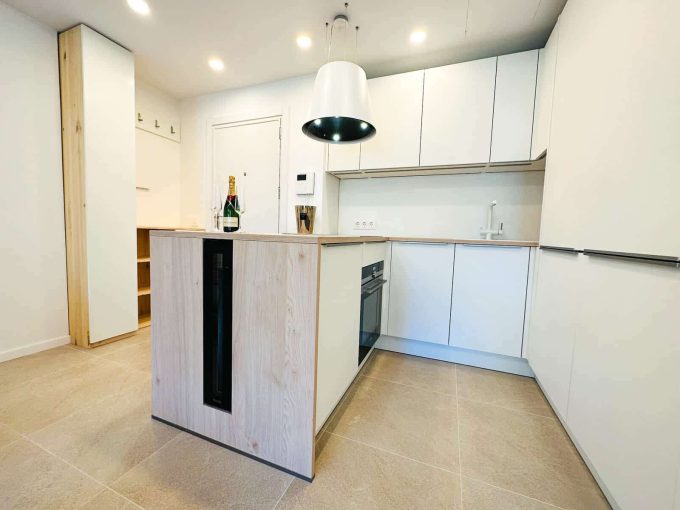 Offene Küche mit Wohnzimmer