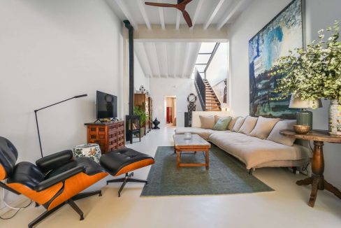 Design Möbel Wohnraum Kaminofen Mallorca