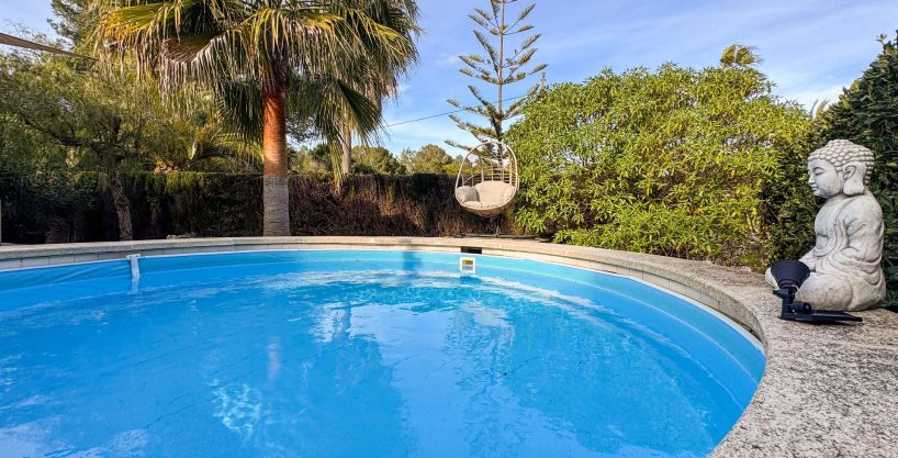 Chalet Pool Gästehaus strandnah mediterran