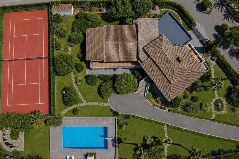Drohnenansicht mit KI farblich animiert